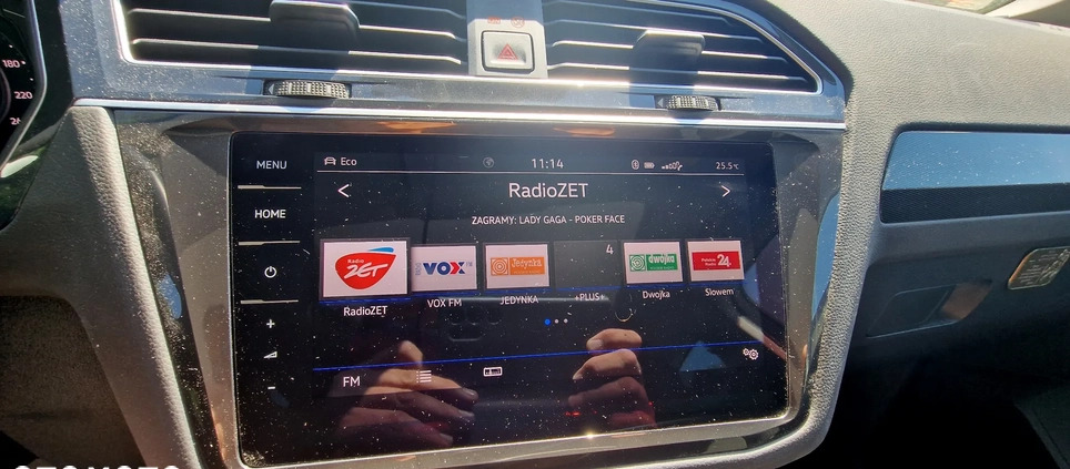 Volkswagen Tiguan cena 143000 przebieg: 48000, rok produkcji 2019 z Łódź małe 277